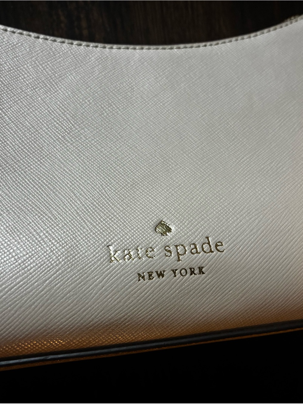 Kate Spade Light Beige Saffiano Shoulder Bag - Picture 4 of 13